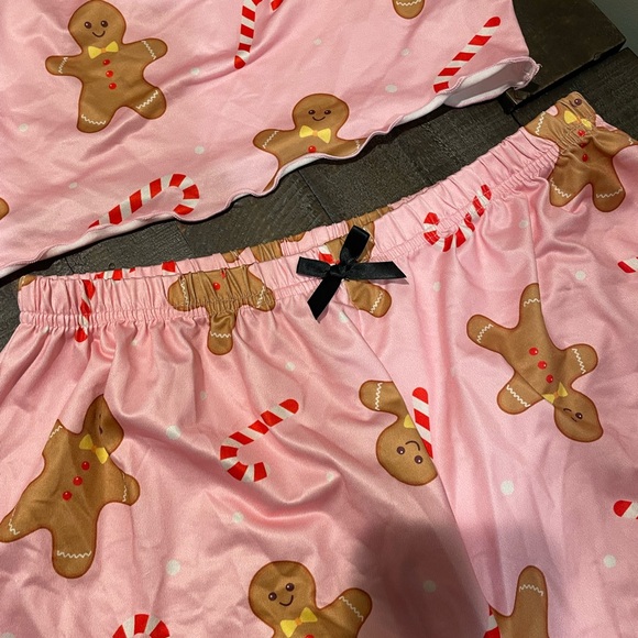 Pink Gingerbread Pajama Set - Picture 2 of 5